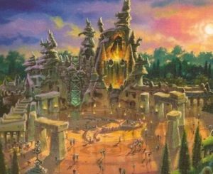 Dragons Tower Exterior Concept Artwork - From Disney Wiki